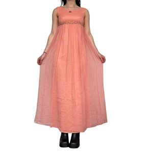 Vintage 70s Maxi Prarie Dress